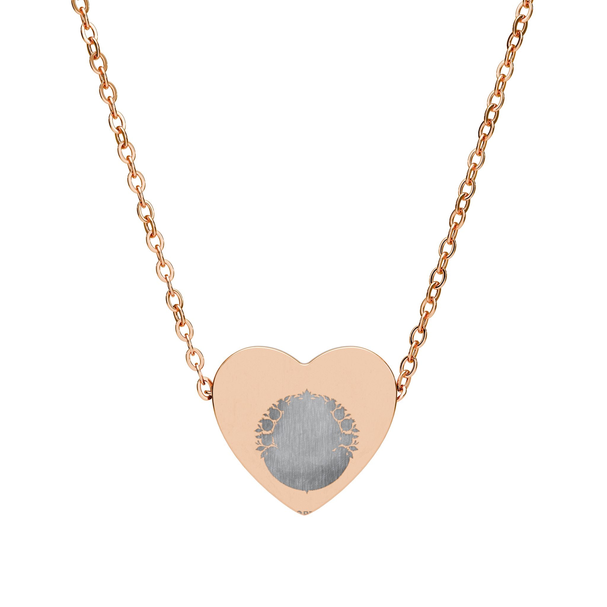 Engravable Heart Necklace — Personalized Fingerprint Pendant