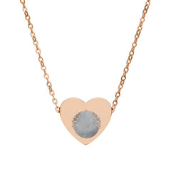 Engravable Heart Necklace — Personalized Fingerprint Pendant