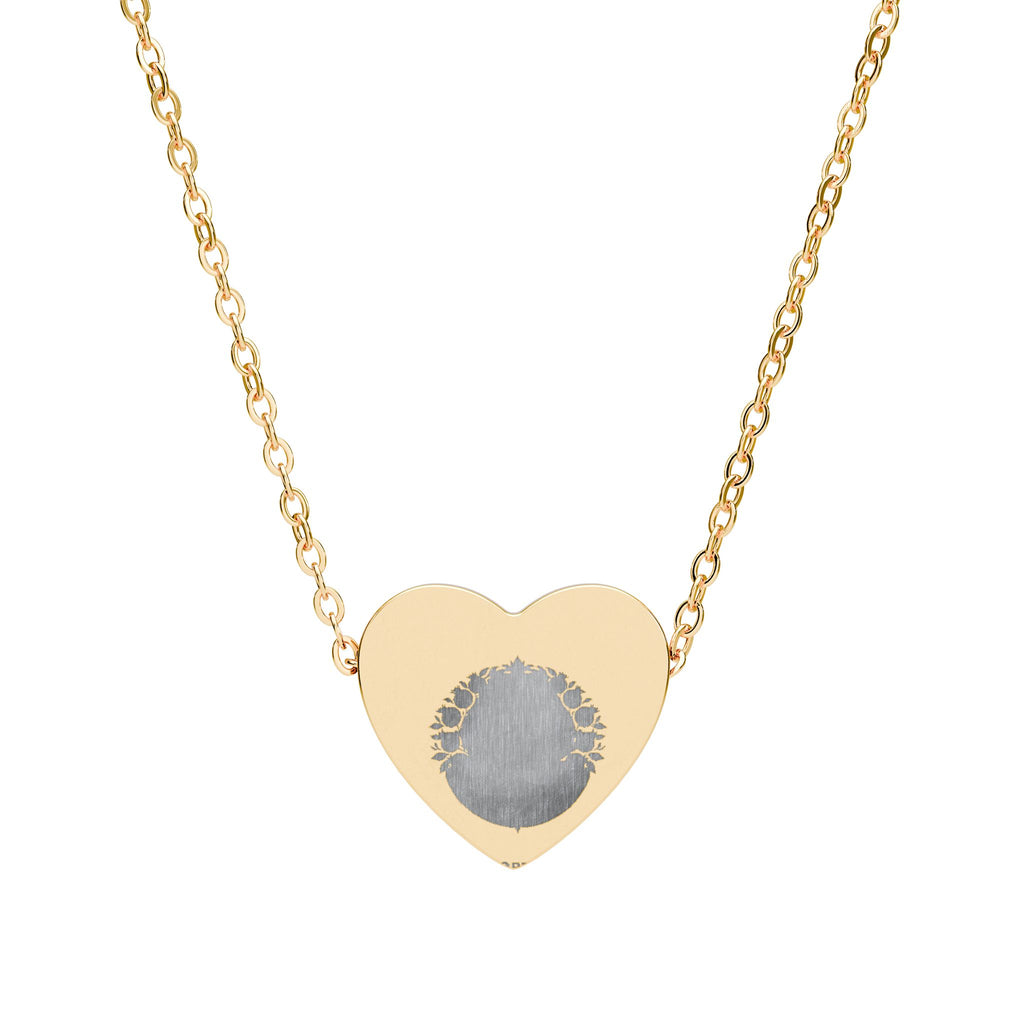 Engravable Heart Necklace — Personalized Fingerprint Pendant