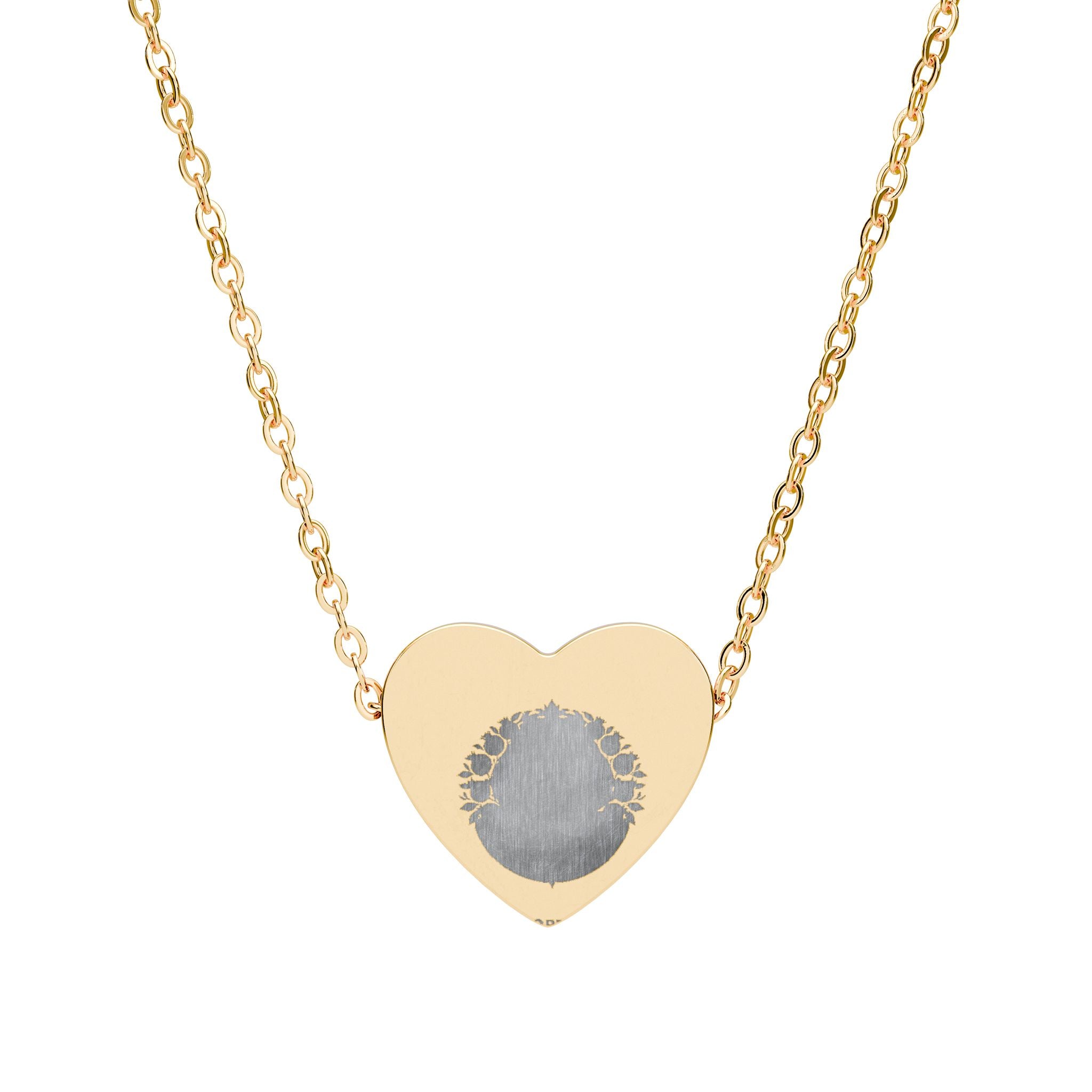 Engravable Heart Necklace — Personalized Fingerprint Pendant