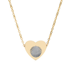 Engravable Heart Necklace — Personalized Fingerprint Pendant