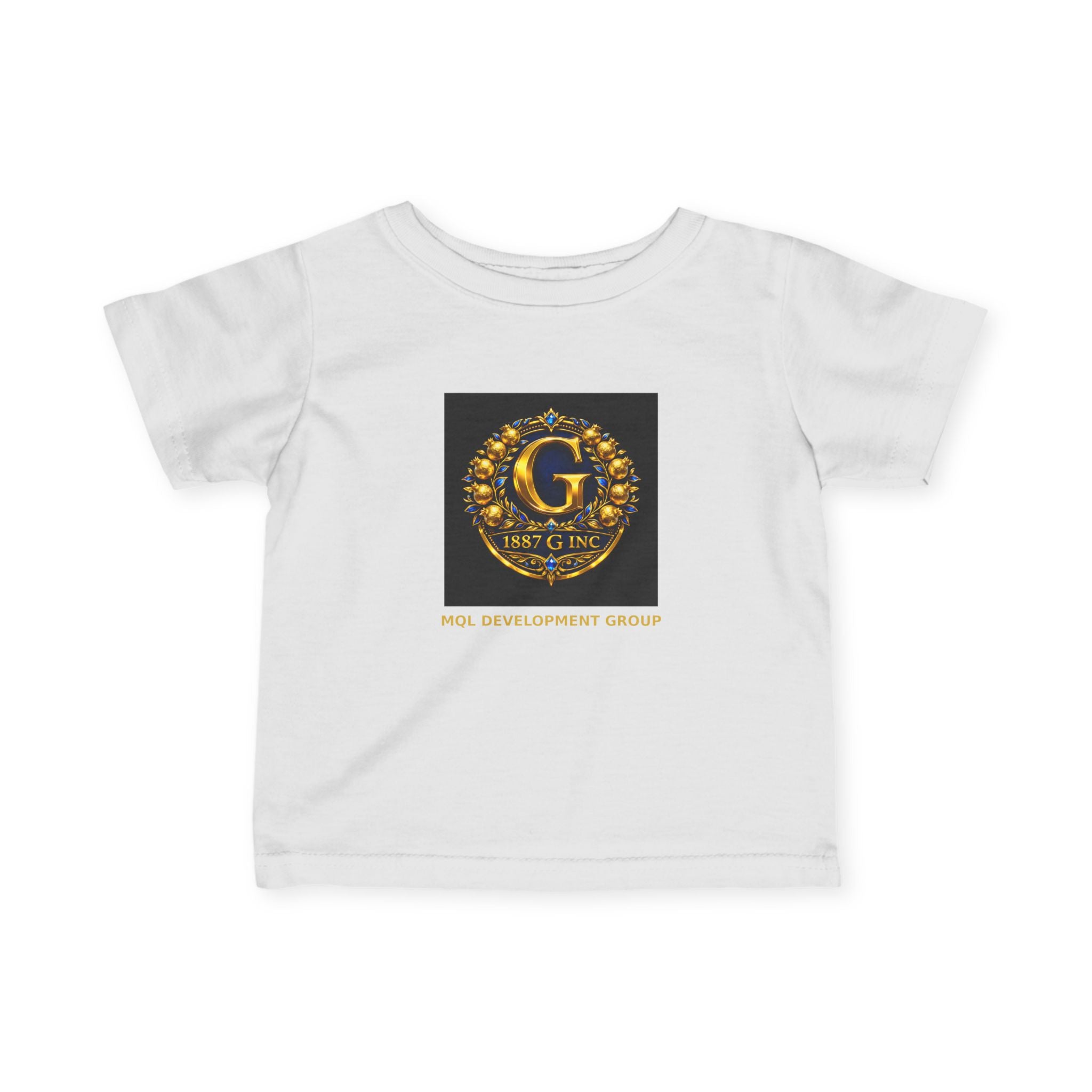 Infant Tee — Gold Crest 'G' Logo Baby Jersey Shirt