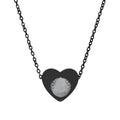 Engravable Heart Necklace — Personalized Fingerprint Pendant
